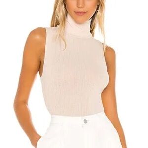Free People Sleeveless Turtleneck Bodysuit